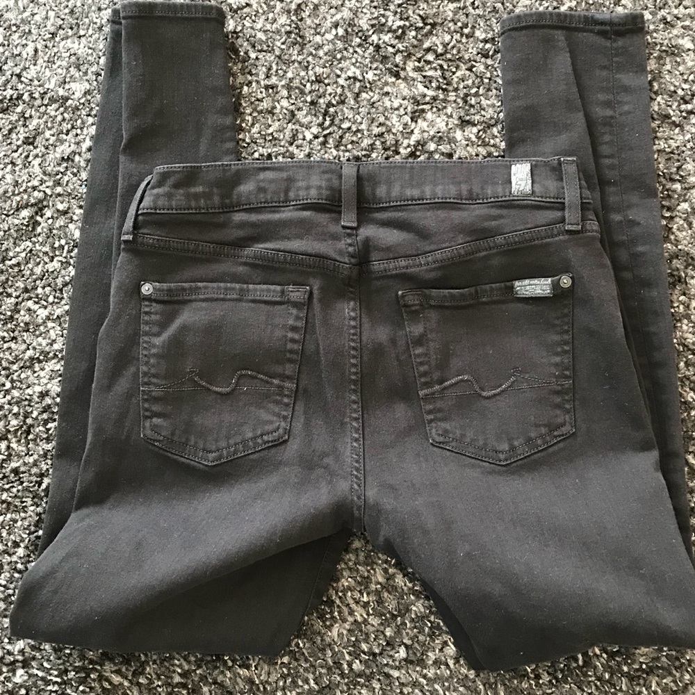 Seven 7 for all mankind distressed skinny jeans